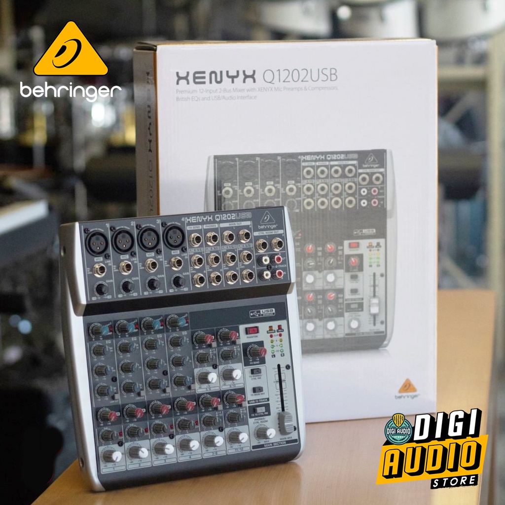 Jual Mixer Audio Behringer Q1202USB 8 Channel USB Audio Interface