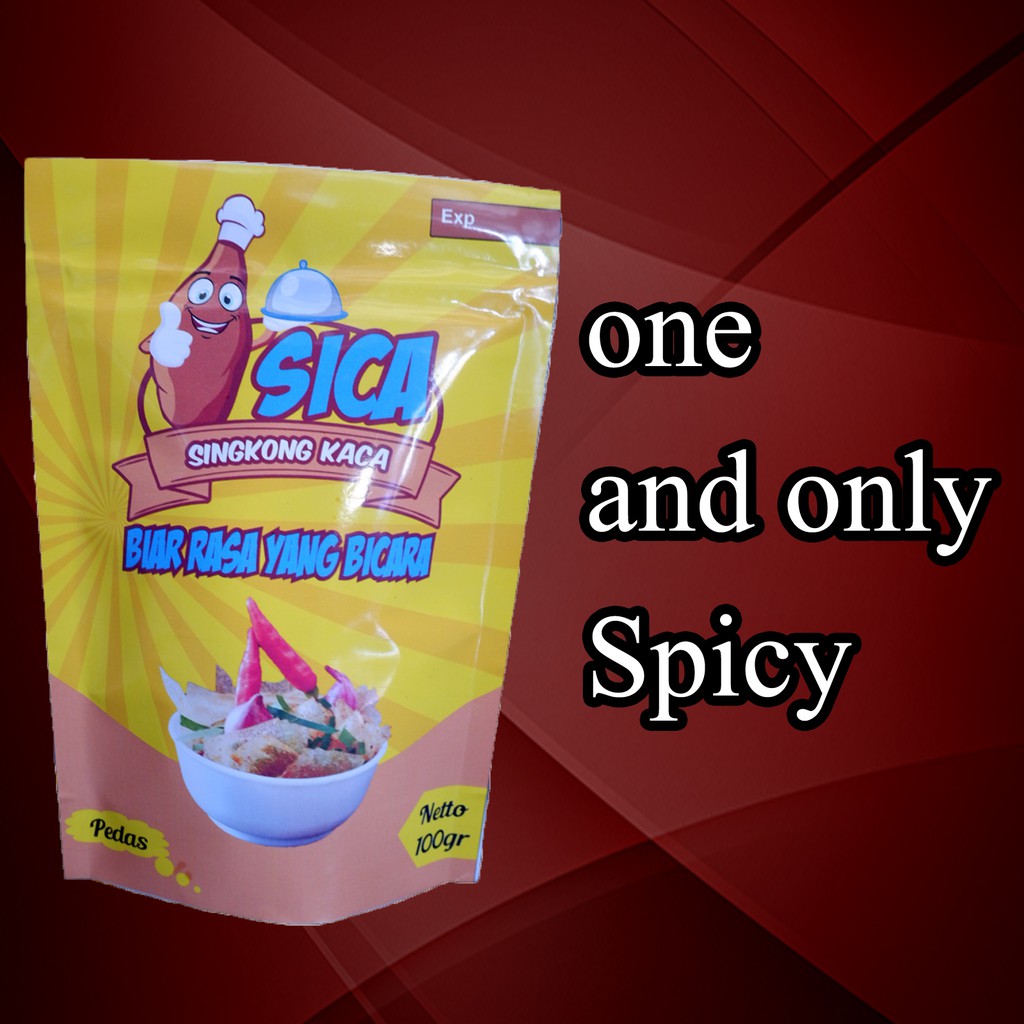 SICA Singkong Kaca Keripik Kaca Kripca Pedas 100gr | Shopee Indonesia