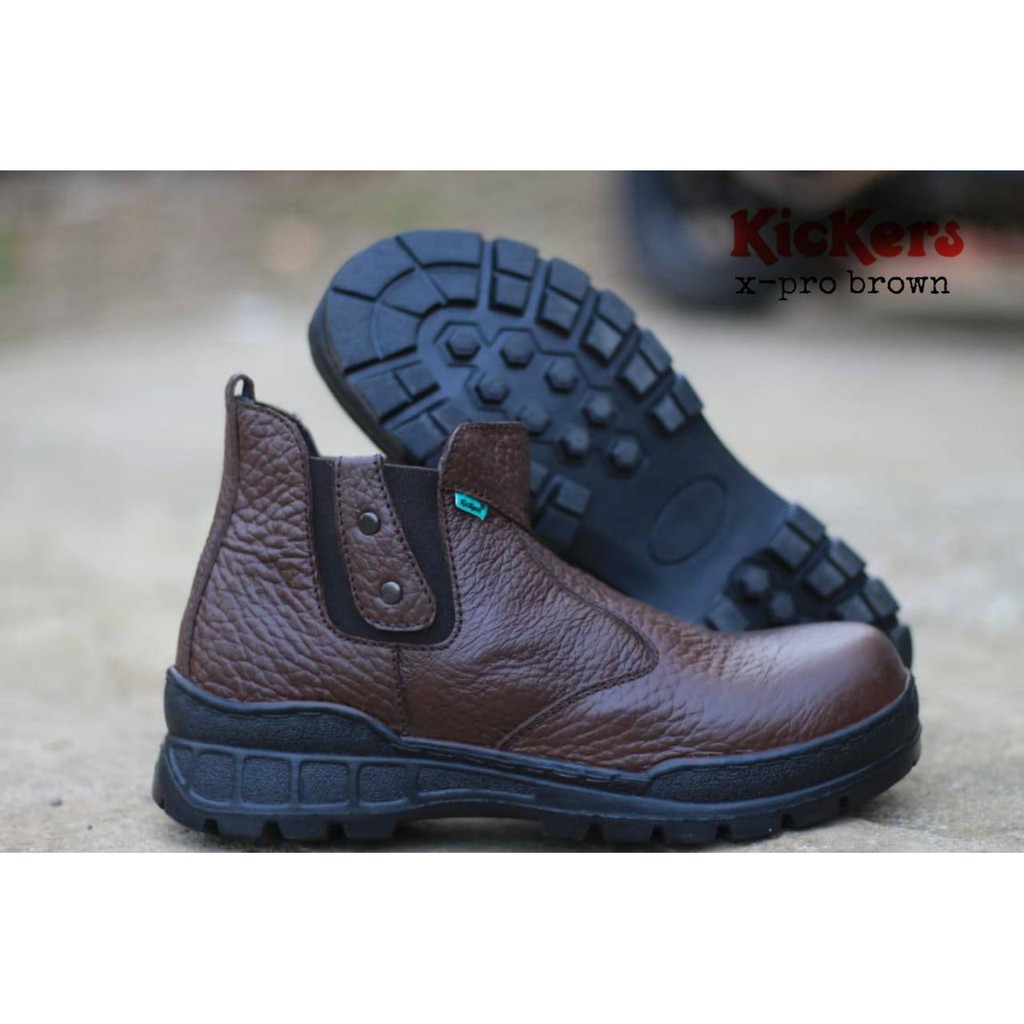 Jual Sepatu Septi Saveti Safety Boot King Shoes SKN Ujung Besi Kulit