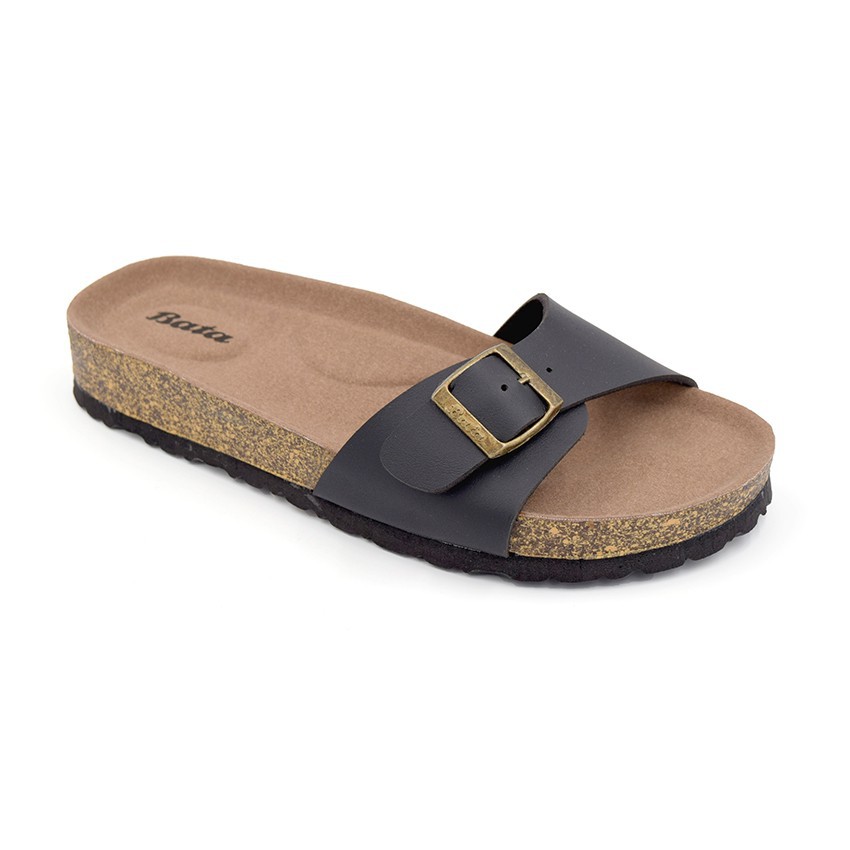 Bata Sandal Wanita Athena Black 5916192 Shopee Indonesia