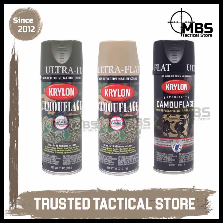 Krylon Flat Woodland Light Green Camouflage Spray Paint, 55 OFF