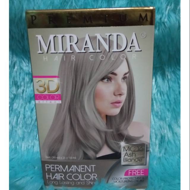 Semir Rambut Miranda Ash Blonde / Abuabu Shopee Indonesia