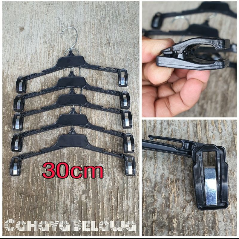 HANGER CELANA JEPIT 30CM DEWASA HANGER JEPIT Shopee Indonesia