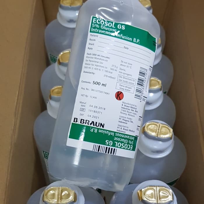 Cairan Infus D5 Glukosa 5 500Ml | Shopee Indonesia
