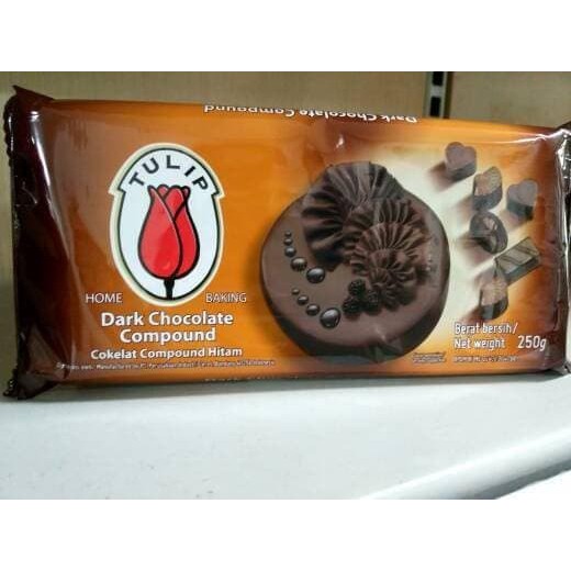 Jual Tulip Dark Chocolate Compound 250Gr - Coklat Batang - Coklat Compound | Shopee Indonesia