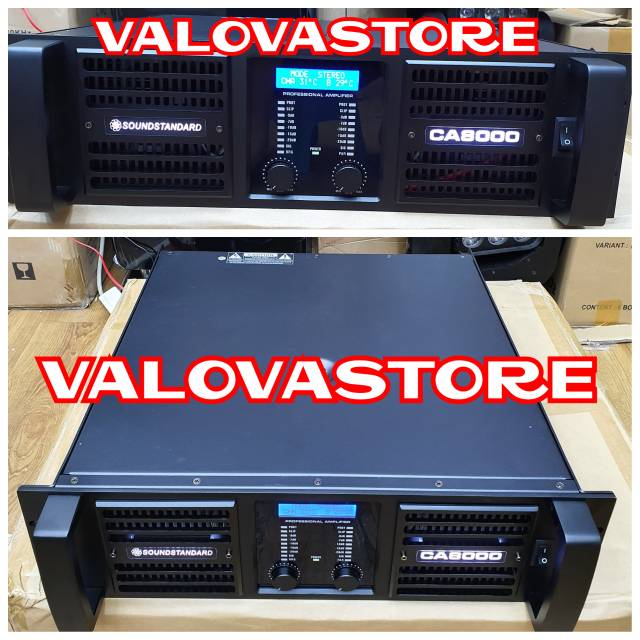 New Power Amplifier Soundstandard CA8000 / CA 8000 NEW GRADE A++