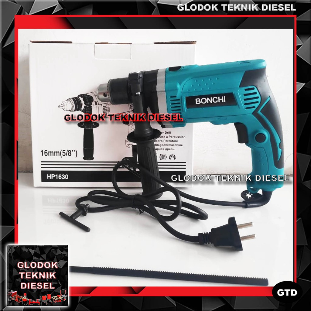 MESIN BOR TANGAN LISTRIK 16 MM 13 MM ELECTRIC HAND DRILL 16MM Shopee Indonesia