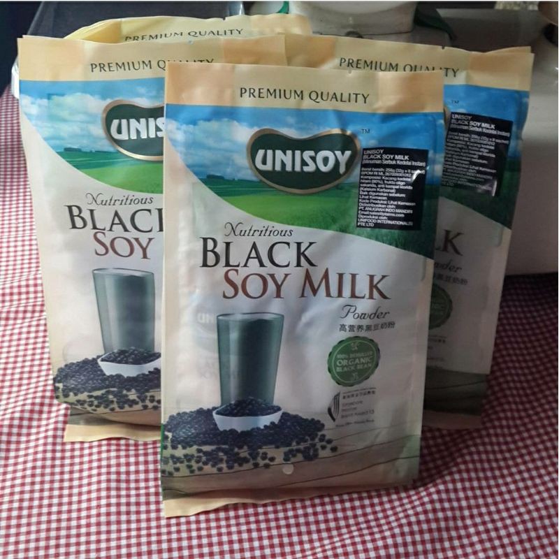 UNISOY Nutritious Black Soy Milk Powder [Susu kedelai hitam] Shopee