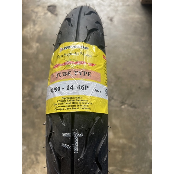 Jual BAN DUNLOP BAN MOTOR MATIC BELAKANG MERK DUNLOP 90/9014 TUBETYPE
