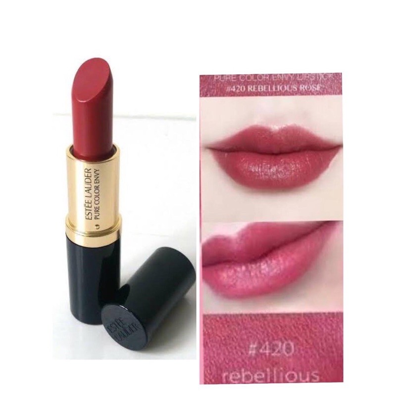Jual Estee Lauder - Lip #420 Rebellious Rose 2,8Gr | Shopee Indonesia