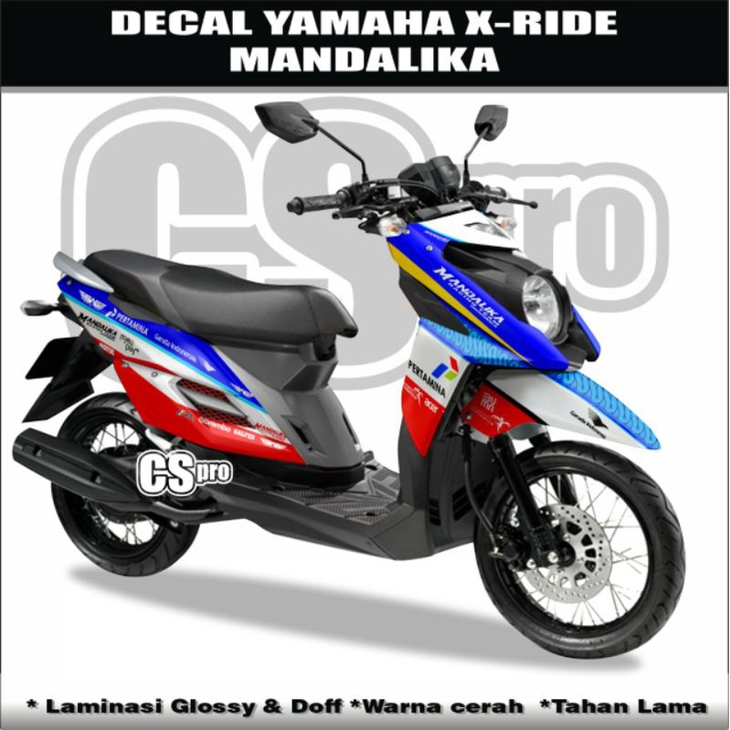 Jual Decal X Ride 115 Full Body Stiker Variasi Mandalika Shopee Indonesia