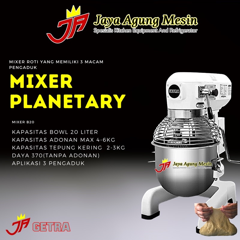 Jual Mixer B20 Getra/Mixer B20 Getra /Mixer Adonan
