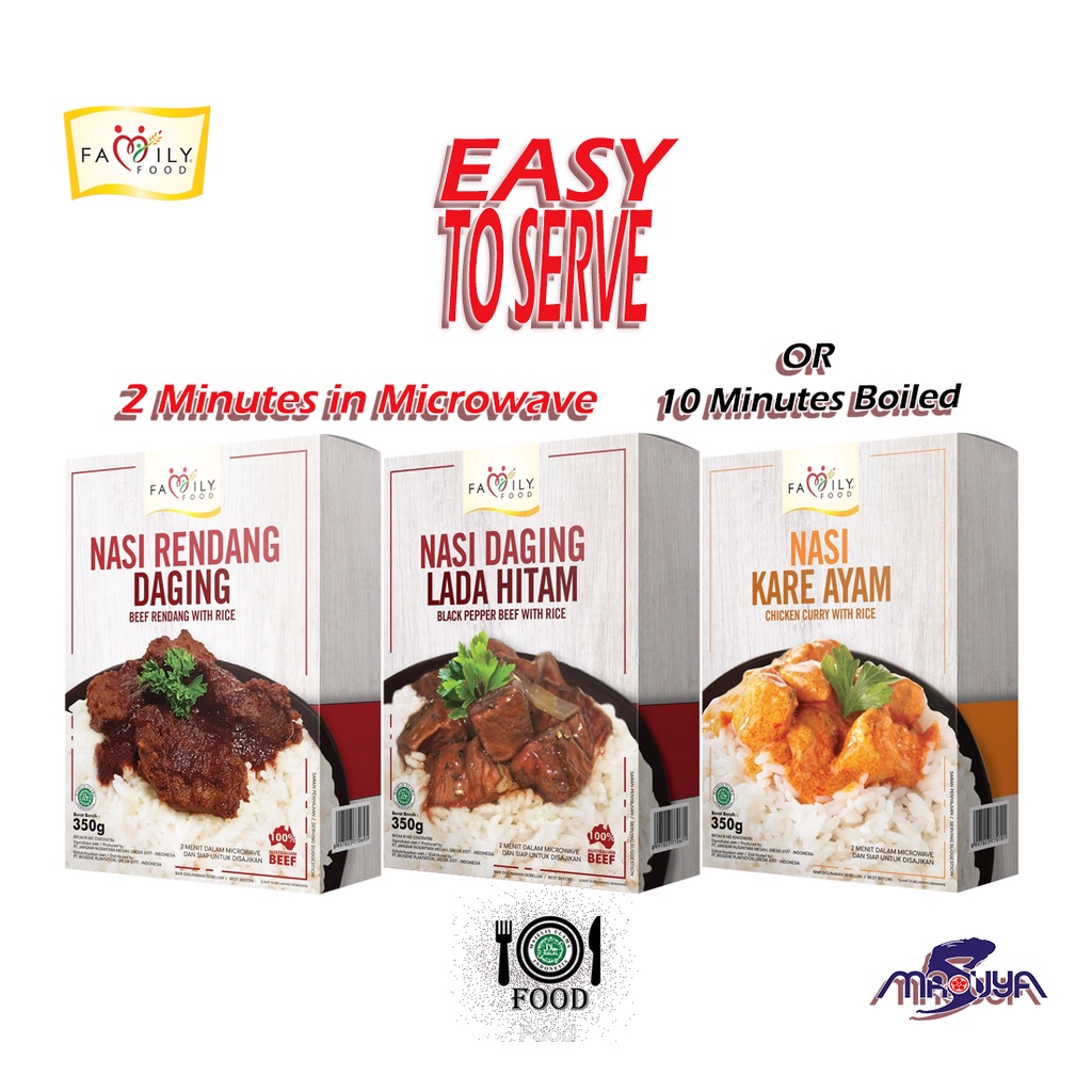 Makanan Nasi Siap Saji (Ready to Eat Meal) FAMILY FOOD | Shopee Indonesia