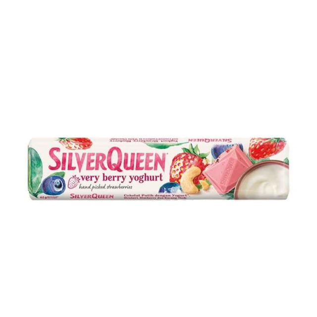 Jual Silverqueen Verry Berry Yogurt (Coklat Silverqueen Varian Baru) 62Gr | Shopee Indonesia