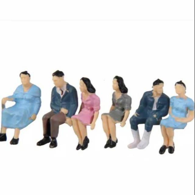 Miniatur orang duduk skala 1 : 42 | Shopee Indonesia