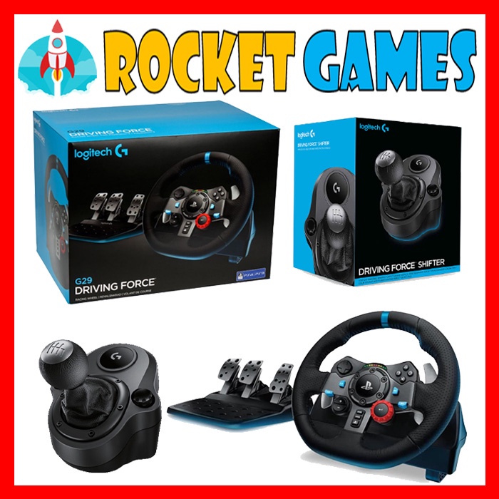 Jual Logitech G29 Driving Force Wheel + Shifter Logitech For Ps4/Ps3/Pc | Shopee Indonesia