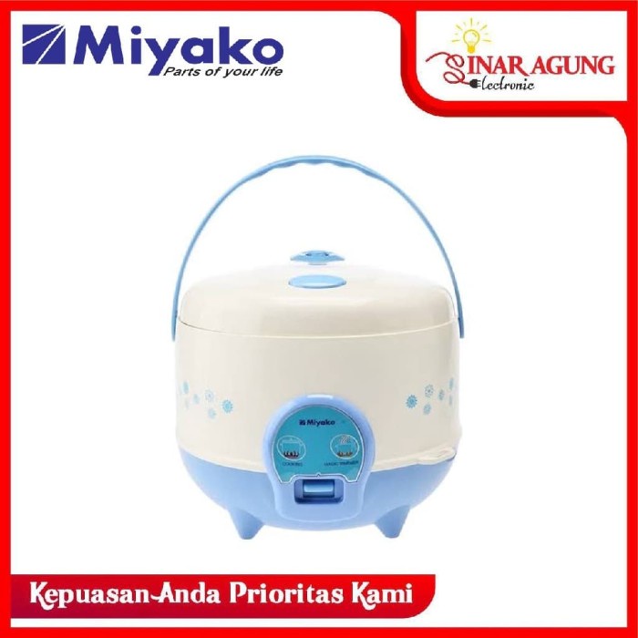 Jual Miyako MCM612 Putih Biru Rice Cooker Rice Cooker Terbaik Terbaru