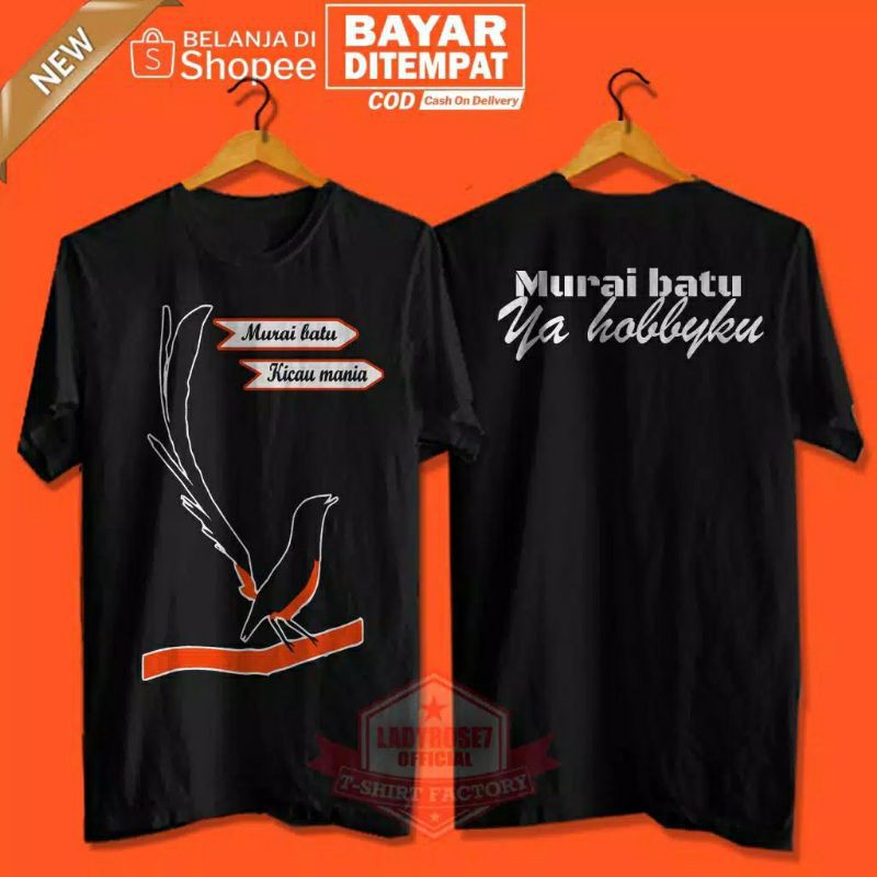 Jual Baju Kaos Burung Murai Batu Kicau Mania Murai Batu Ya Hobiku Indonesia|Shopee Indonesia 800_x_800_jpg