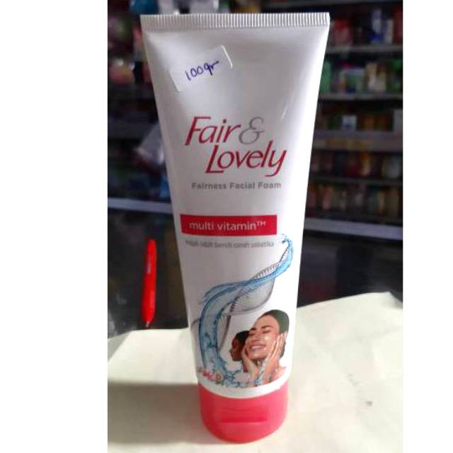 Fair &amp; Lovely Facial Foam 100gr Sabun Cuci Muka 100 gr Fair and Lovely 100g  | Shopee Indonesia