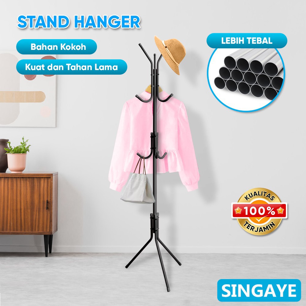 Gantungan Baju / Gantungan Tas / Stand Hanger Gantungan Pakaian