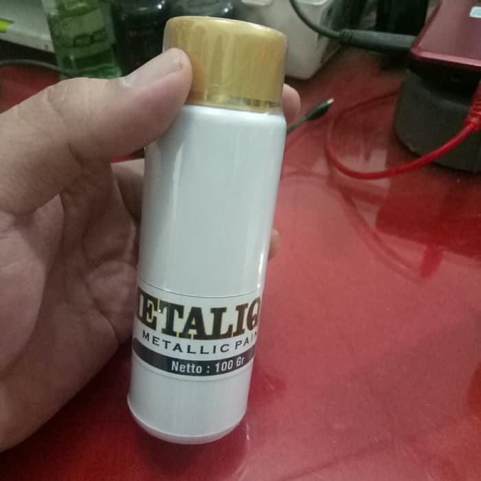 cat air GOLD / EMAS METALIQUA 100cc | Shopee Indonesia