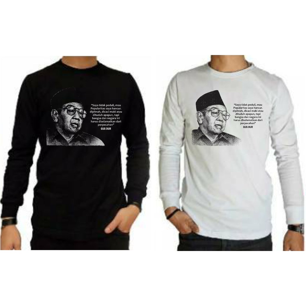 kaos dakwah islami pria dewasa lengan panjang bahan PE /POLYESTER