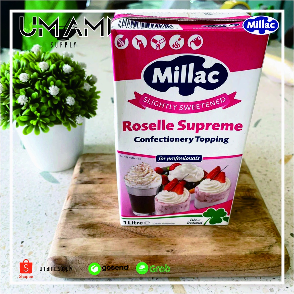 Jual Millac Roselle Supreme Whipping Cream 1ltr Shopee Indonesia