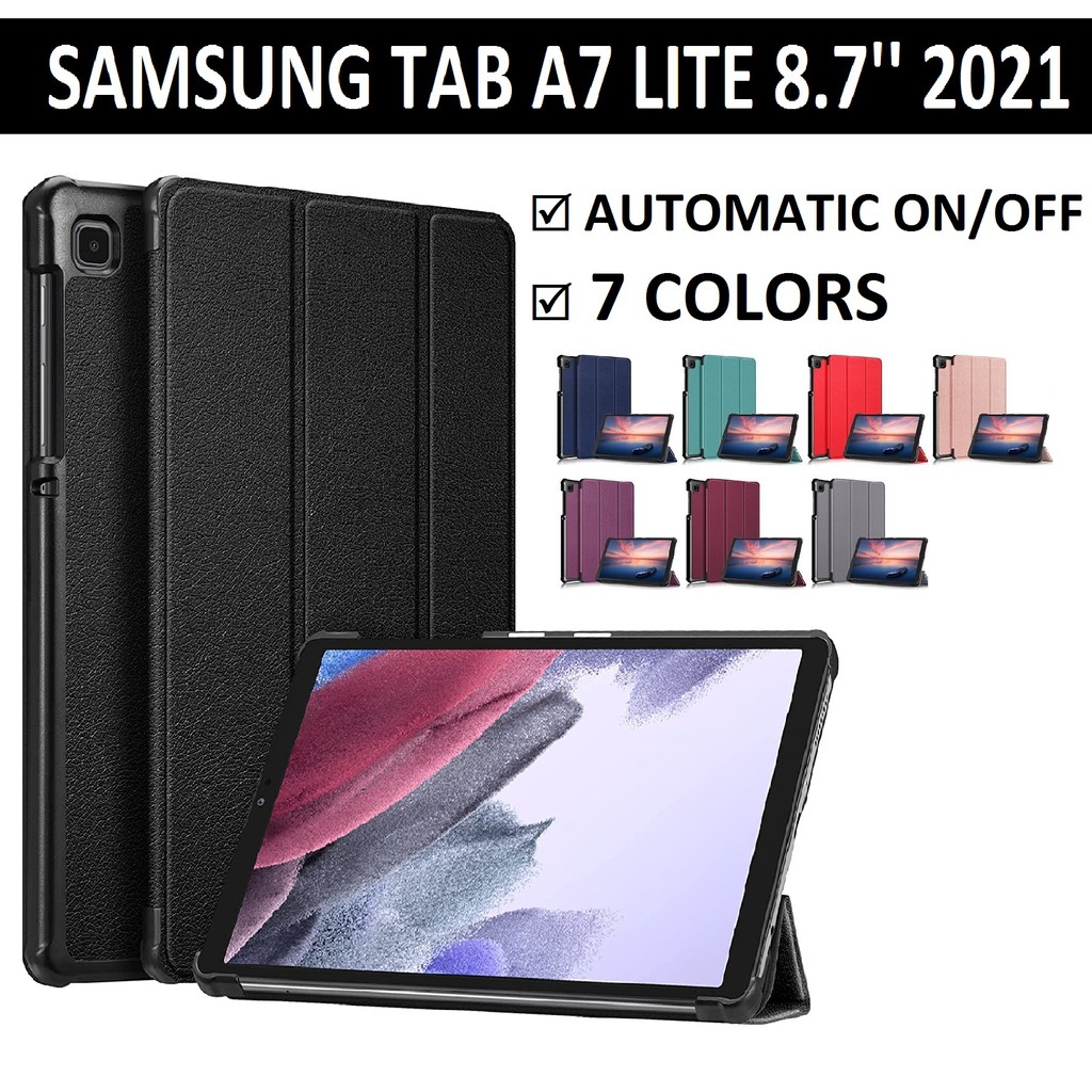 Jual Flip Case Samsung Galaxy Tab A7 Lite 8.7 Inch 2021 T220 T225 Sarung Cover Casing | Shopee Indonesia