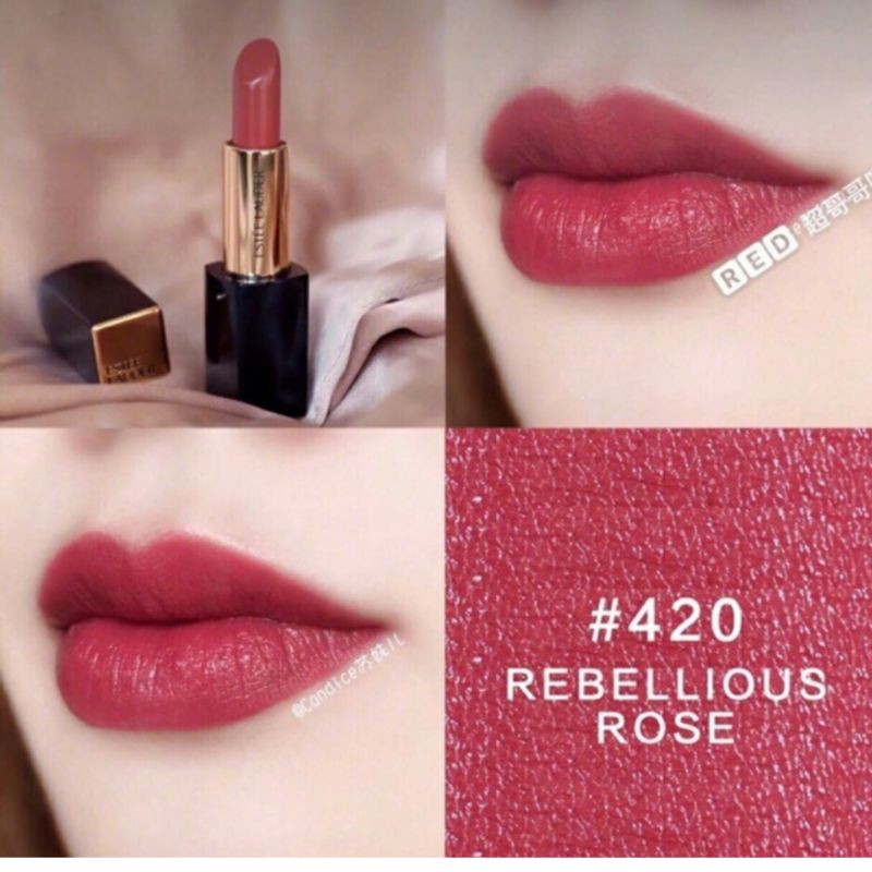 Jual Estee Lauder Pure Color Envy Lipstick Matte - 420 Rebellious Rose | Shopee Indonesia