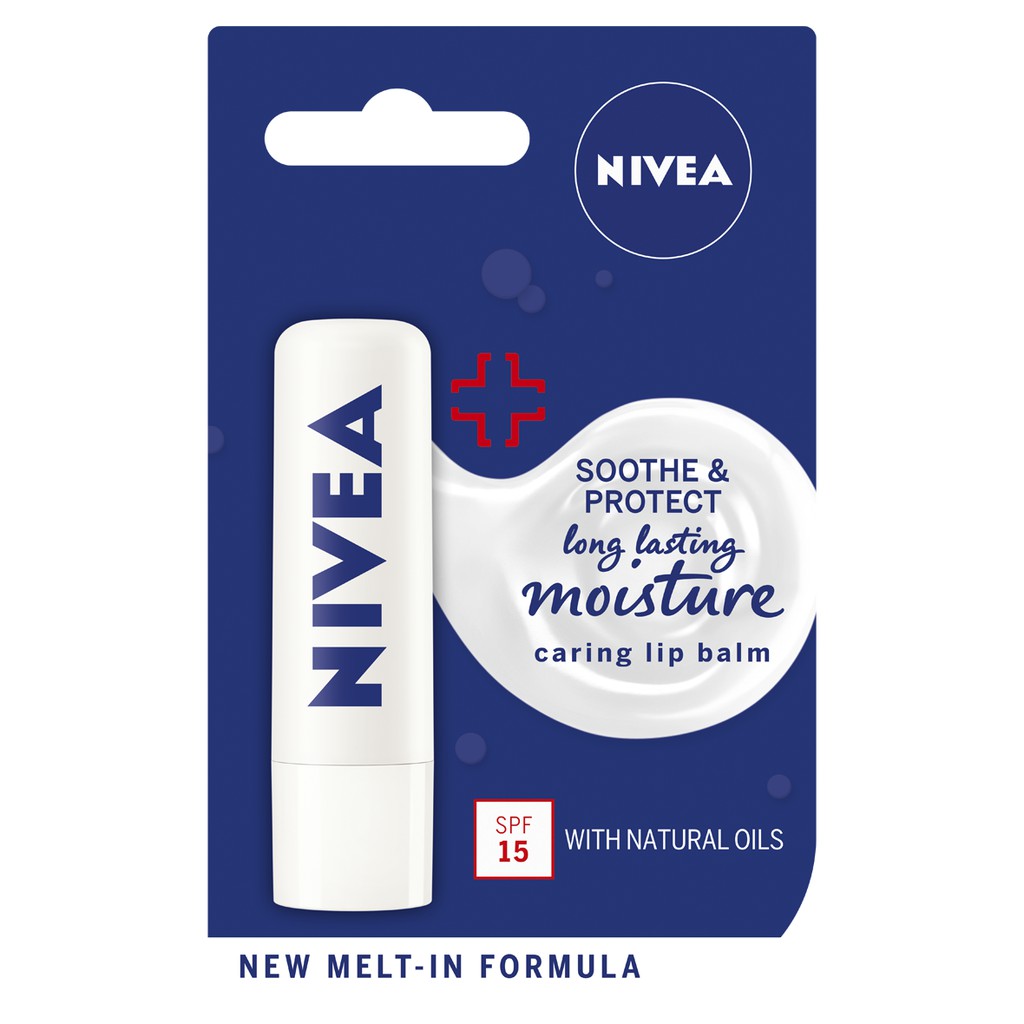 Jual Nivea Lip Care - Lip Balm Soothe And Protect With Spf 15 | Shopee Indonesia
