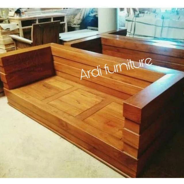 Jual Kursi panjang box kayu jati,kursi rebah santai/bale bangku jati