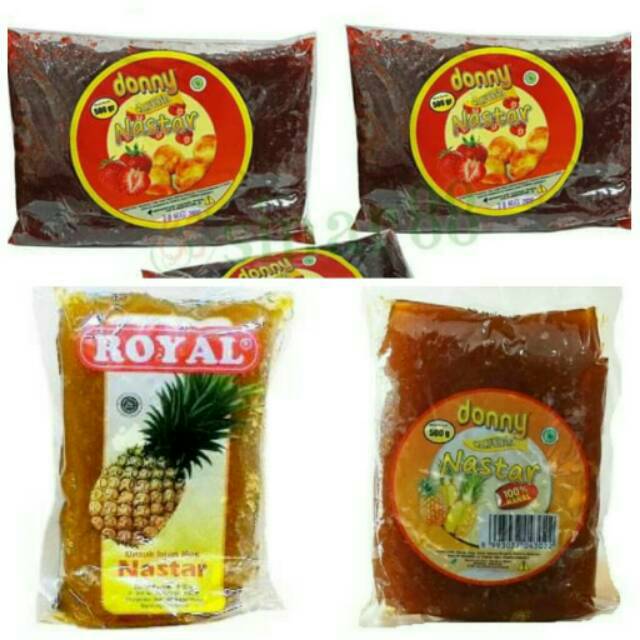 Selai Nanas Strawberry PINACO DONNY ROYAL EDNA 500gr Untuk Isian Nastar
