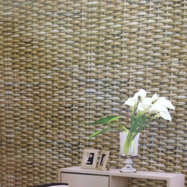 Wallpaper Dinding Motif Bambu Anyaman 3D Shopee Indonesia