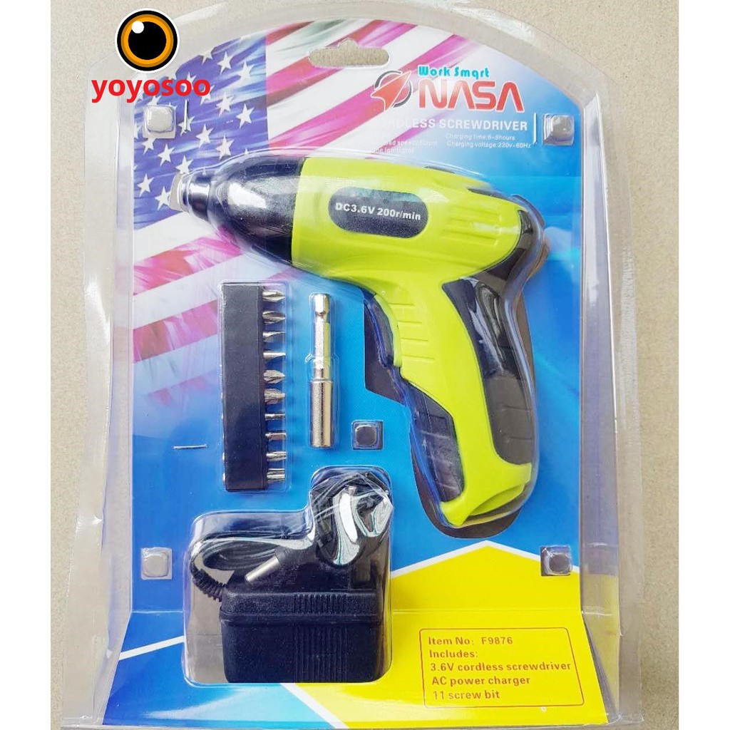 Alat Mesin Obeng Bor NASA Listrik Elektrik Portable Fischyoyosoo Shopee Indonesia