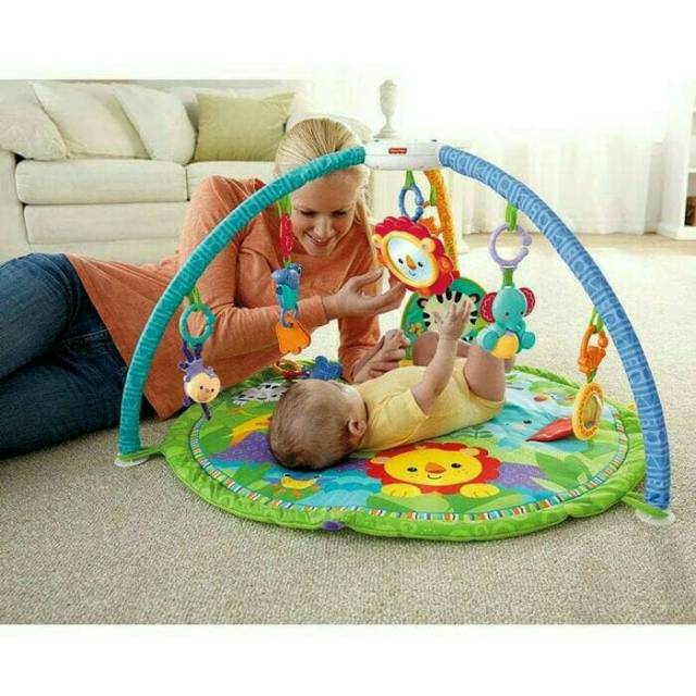 Jual Baby Gym Play Mat Fisher Price Rainforest | Shopee Indonesia