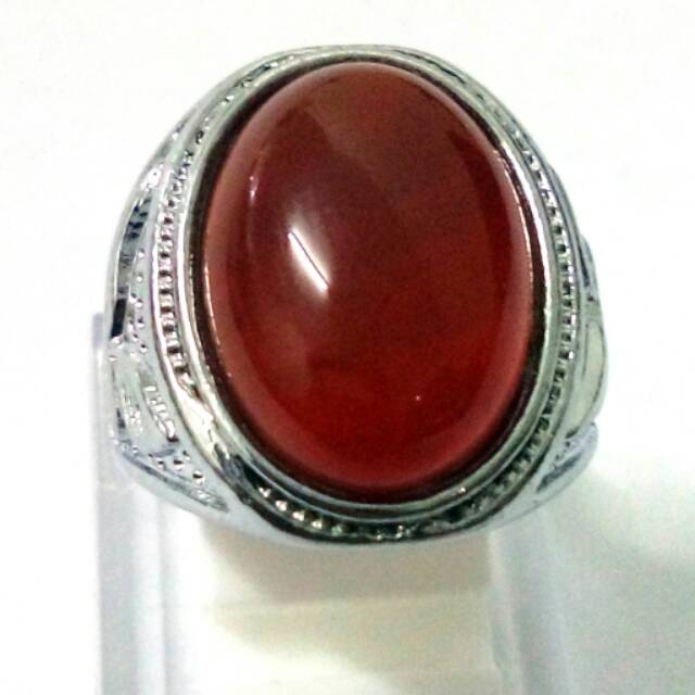 Jual Cincin Batu Warna Coklat | Shopee Indonesia