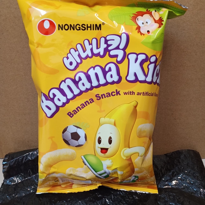 Jual Nongshim Banana Kick Snack Korea Indonesia