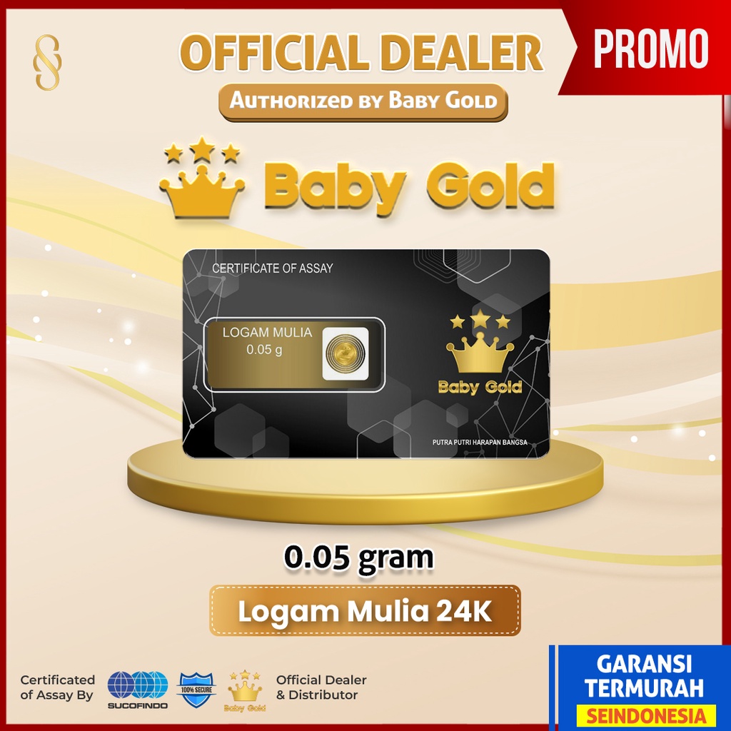 Jual Souvenir Pernikahan Baby Gold Mini Gold Emas 0.05 Gram Shopee
