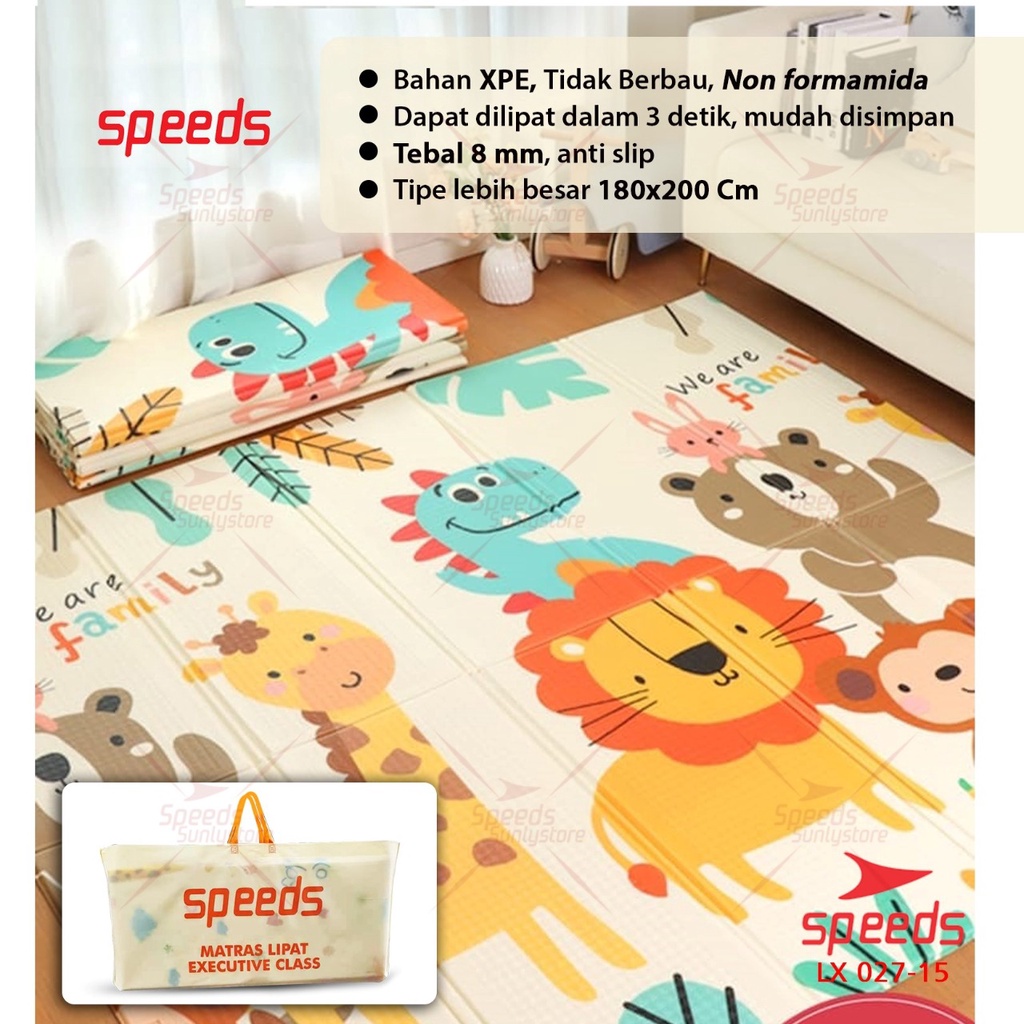 Jual SPEEDS Karpet Lipat Playmat Bayi Karpet Bayi 180x200 cm Matras