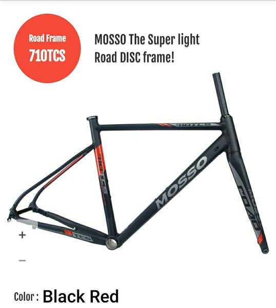 Jual Frameset Mosso 710Tcs Discbrake . Frame Set 710 Tcs Roadbike Sepeda Balap Disc Brake Road Bike | Shopee Indonesia