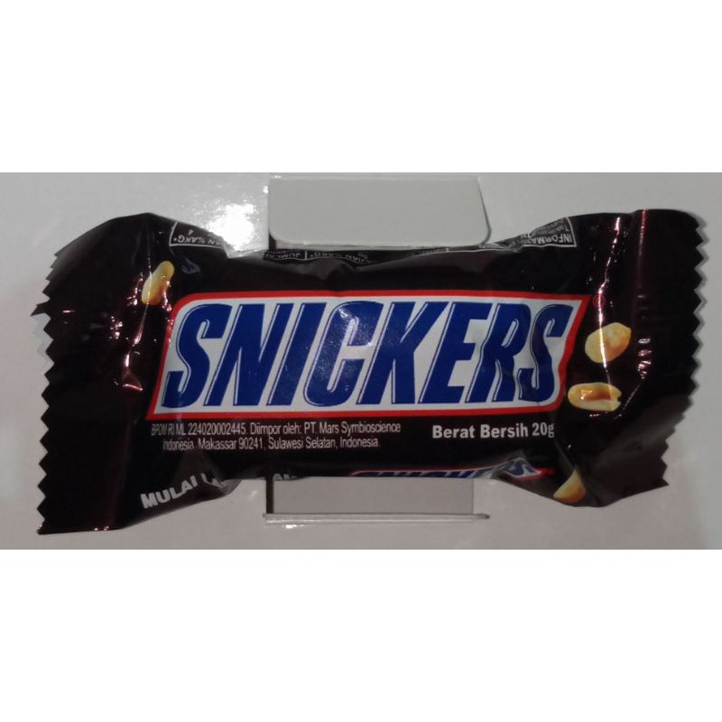 Jual Snickers Cokelat Snicker Coklat 20 Gr 1 Box Isi 5 | Shopee Indonesia