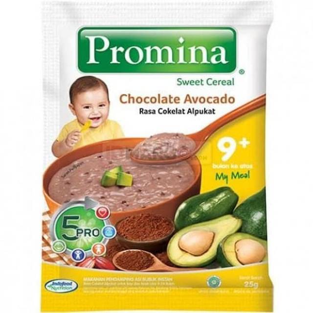 Jual Promina Coklat Avocado Sachet 5 × 25 Gr... | Shopee Indonesia