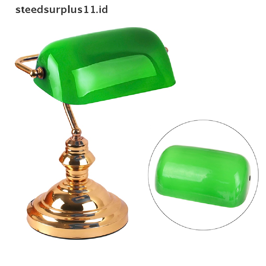 bankirlampa original Jual Steed 1Pc Green Glass Bankers Bright Lamp Cover Bankers Lamp Glass Shade Cased . Indonesia|Shopee Indonesia