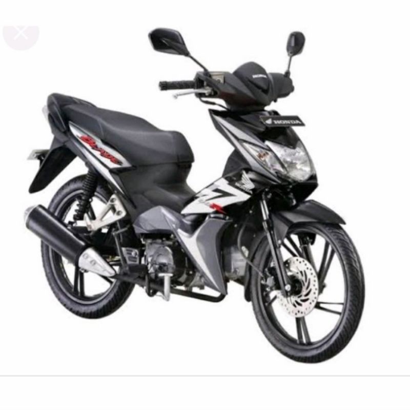 Jual Full body halus Honda Blade lama 110 Hitam abu Shopee Indonesia