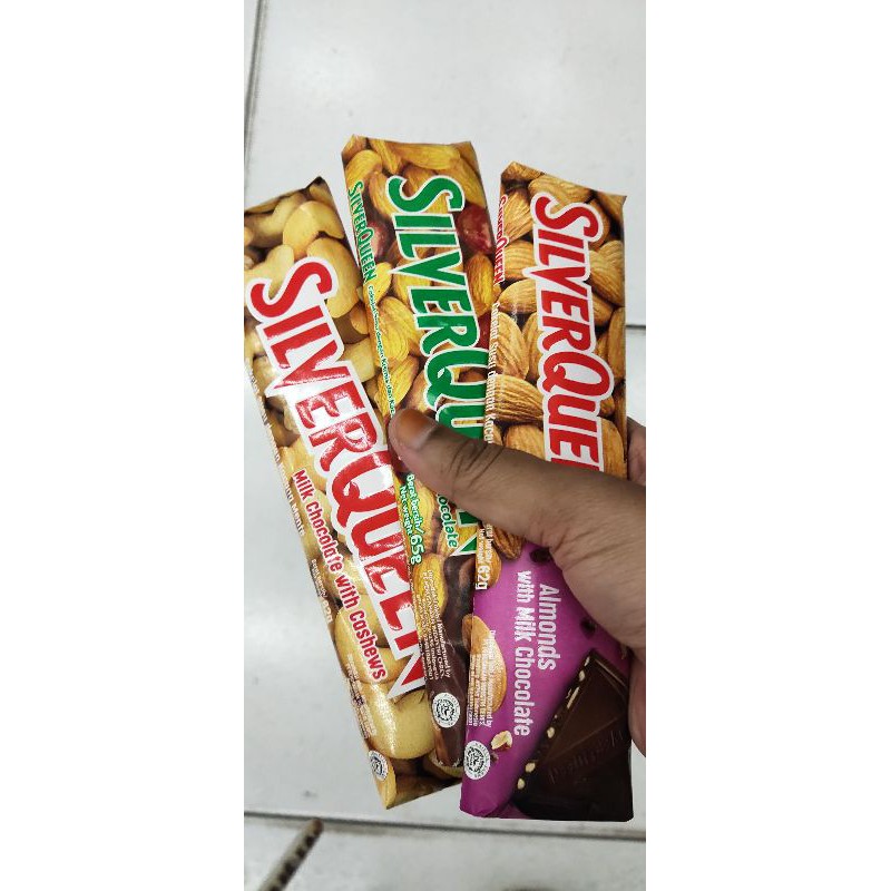 Jual (Ready Siap Kirim) Paket Coklat Silverqueen 2 Coklat @65Gram | Shopee Indonesia