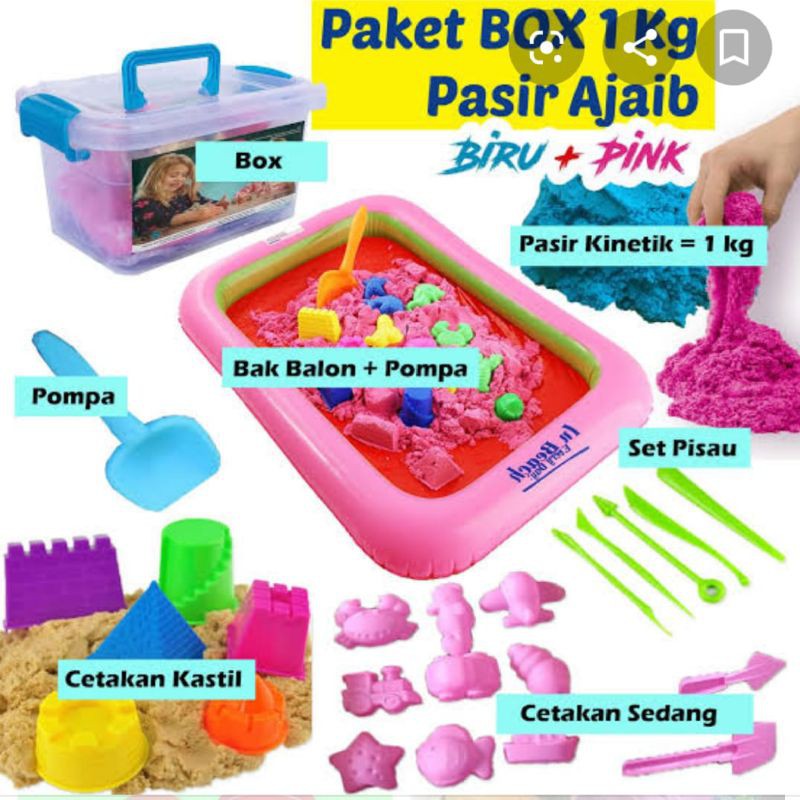 Jual Pasir Ajaib/ Mainan Anak/ Pasir Warna | Shopee Indonesia