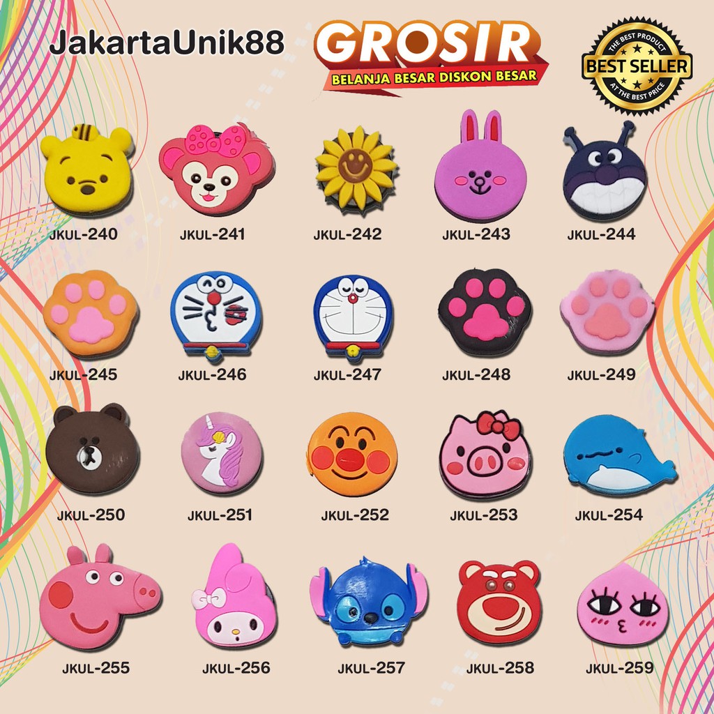 Popsocket 3D Karakter/ 3D Cartoon Popsokets/ Popsocket PVC Motif MURAH