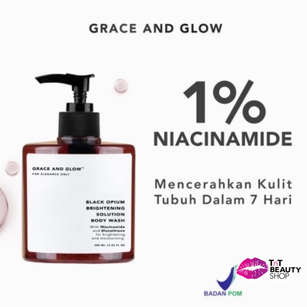 Jual Grace and Glow Black Opium Brightening Solution Body Wash Shopee
