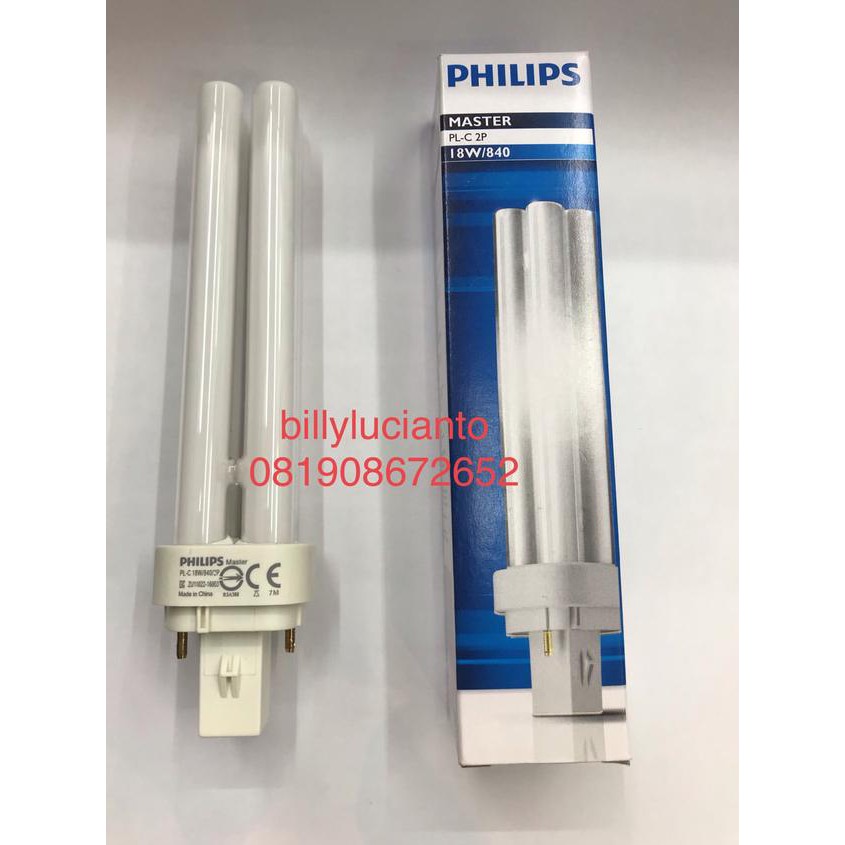 Jual ו Top Seller Lampu Plc 18 Watt Philips Master Pl-C 18W 2P 827 830 840 865 2 Pin Cff7... | Shopee Indonesia