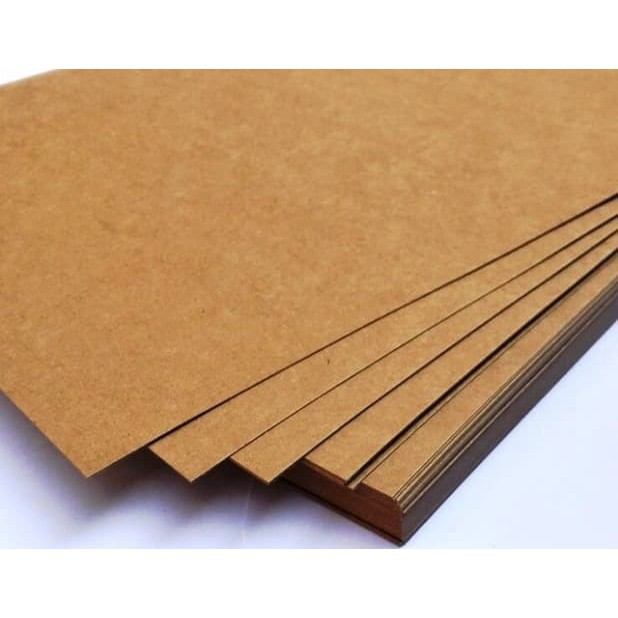 Jual Kertas Karton Cokelat / Cardboard No 25 78 X 65.5 Cm | Shopee Indonesia